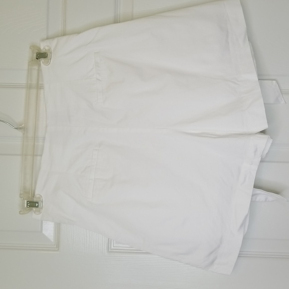Alex Marie Womens White High Waist Pleated Dressey Lined Shorts Size 6 - Picture 6 of 12